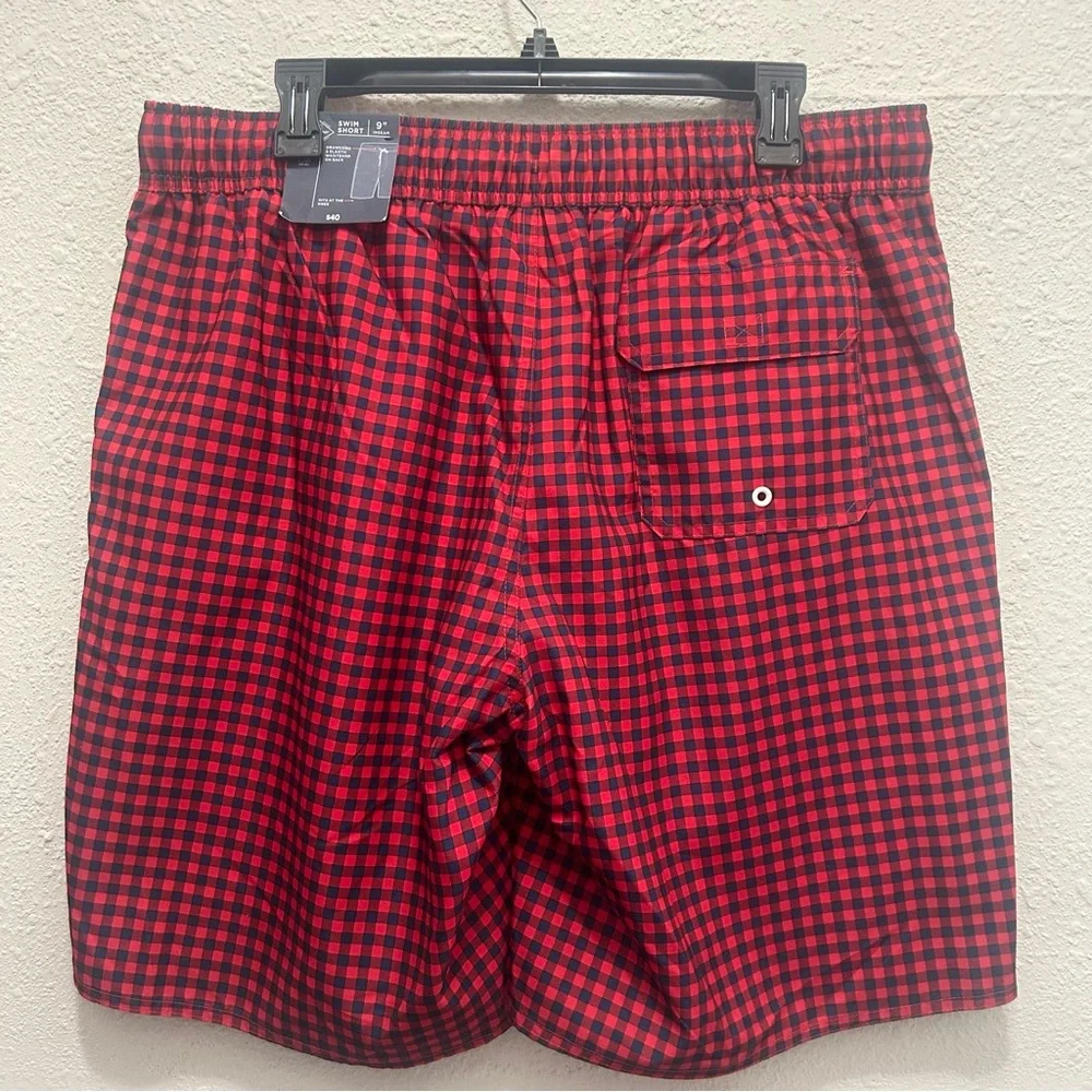 St. John's Bay Red and Navy Gingham 9